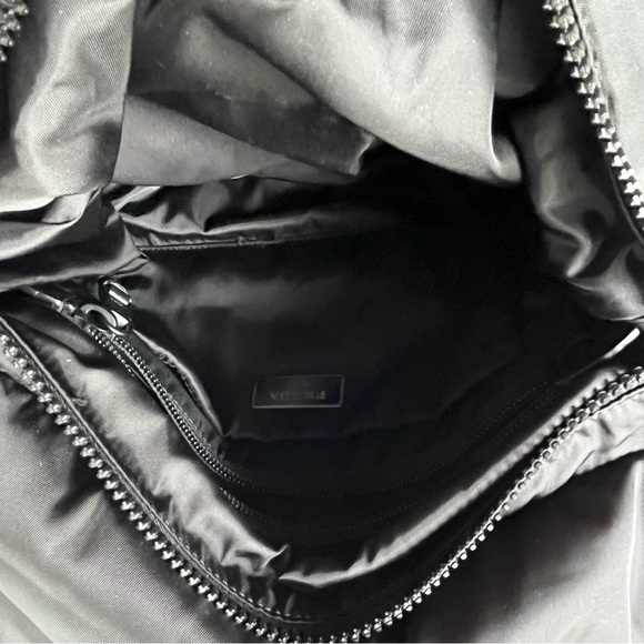 Prada Authentic Logo Stripe Messenger Bag Tessuto - Picture 14 of 16